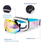 Pink OTG Ski Goggles for All Ages