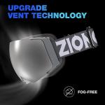 ZIONOR X4 Magnetic Snow Goggles - Adult Size