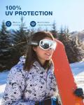 ZIONOR Lagopus Snow Goggles with UV Protection