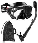 Aegend Adult Snorkel Set with Enhanced View