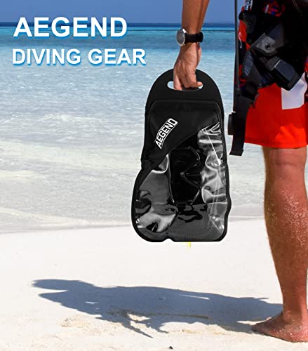 Aegend Adult Snorkel Set with Enhanced View