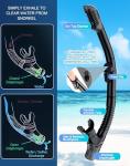 Professional Wide View Snorkel Set by Greatever