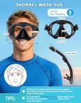 Professional Wide View Snorkel Set by Greatever