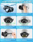 Professional Wide View Snorkel Set by Greatever