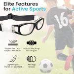 Kid's Outdoor Sports Blue Cut Basketball Goggles
