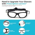 Kid's Outdoor Sports Blue Cut Basketball Goggles