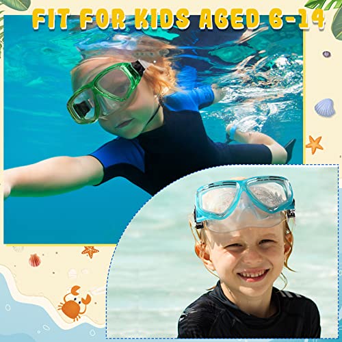 Kids' Silicone Anti-Fog Swim Goggles with Earplugs
