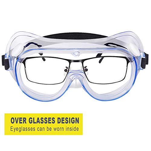 YunTuo Anti-Fog Safety Goggles - 2 Pack