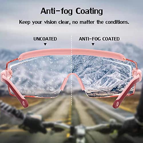 Anti-fog Wraparound Safety Goggles for Glasses