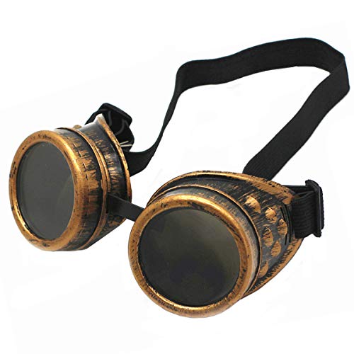 Vintage Steampunk Goggles Gothic (Purple Bronze)