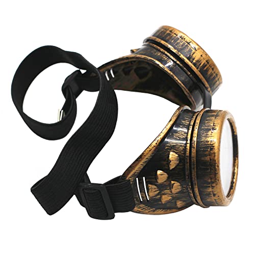 Vintage Steampunk Goggles Gothic (Purple Bronze)