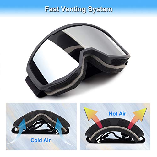 OTG Ski Goggles with UV Protection