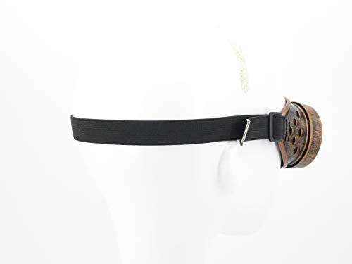 Red Copper Steampunk Cyber Goth Goggles