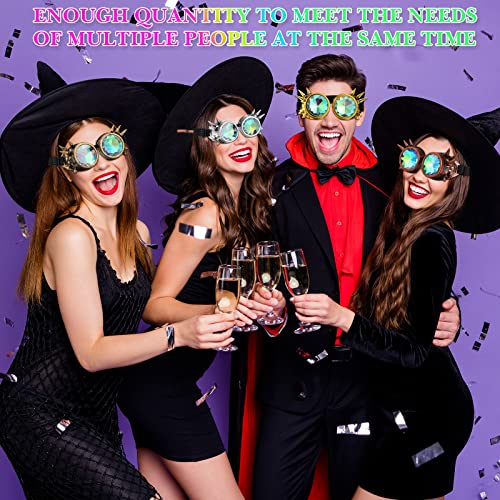 Rainbow Steampunk Goggles for Festivals & Cosplay Accessories
