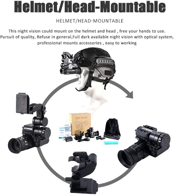 Digital Night Vision Monocular with Helmet - NVG10