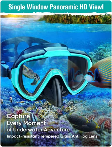 Seovediary Adult Snorkel Set with Panoramic View