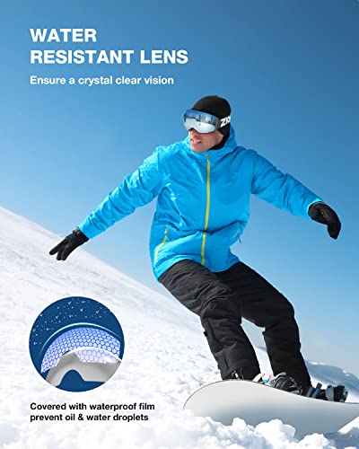 ZIONOR X4 Magnetic Snow Goggles - Adult Size