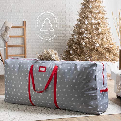 Jumbo Christmas Tree Storage Bag - Snowy Design