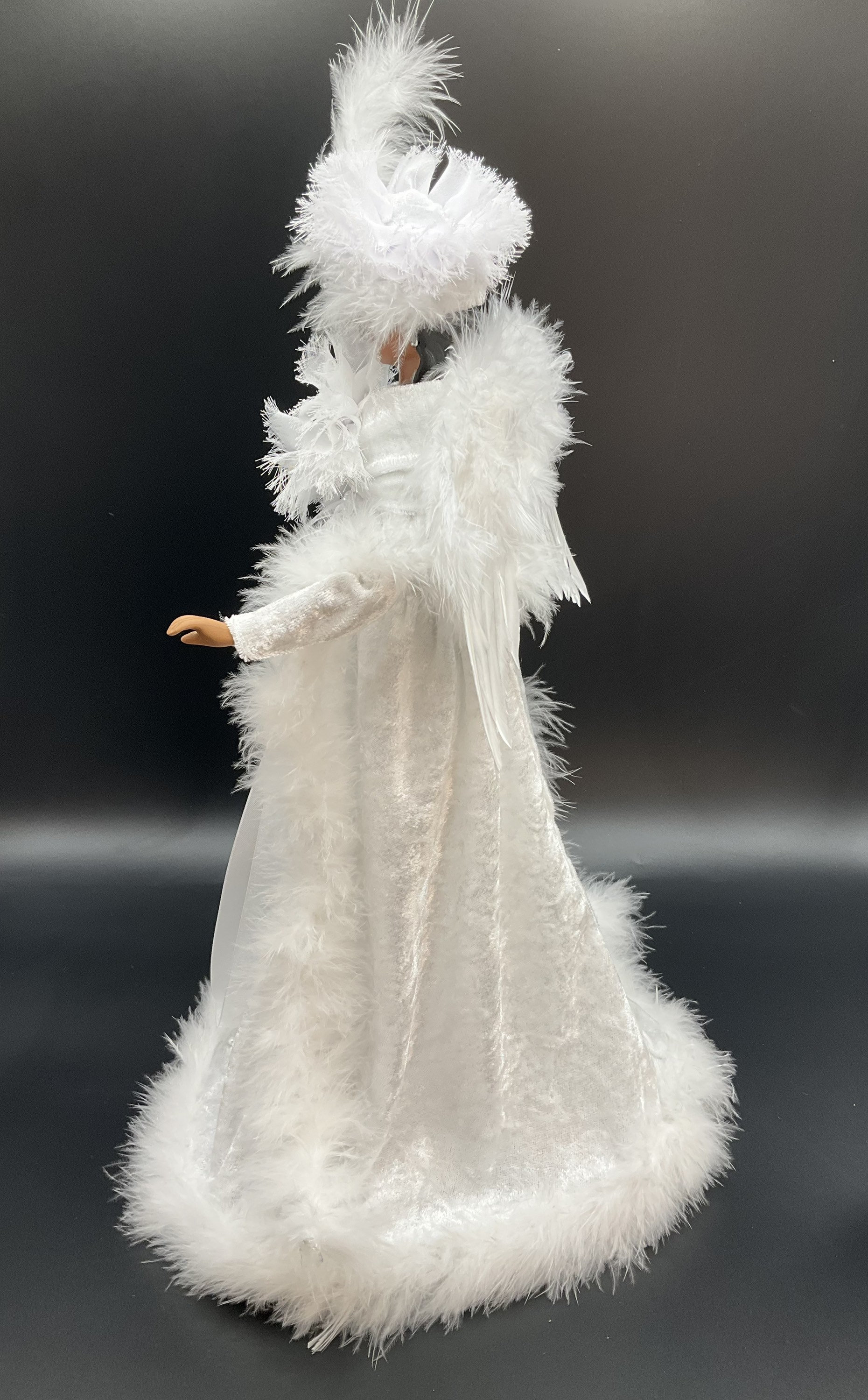 Luxury African American Angel Tree Topper