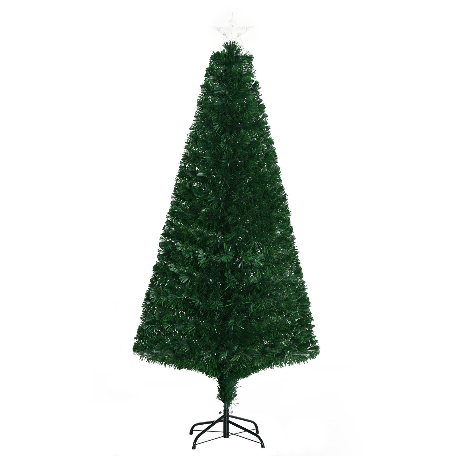 6ft Fiber Optic Christmas Tree with LEDs