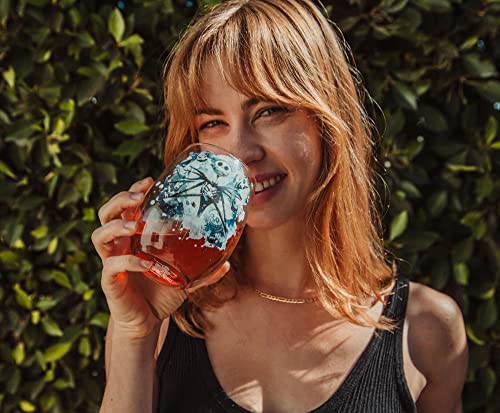 Disney Nightmare Before Christmas Wine Glasses, Set of 2