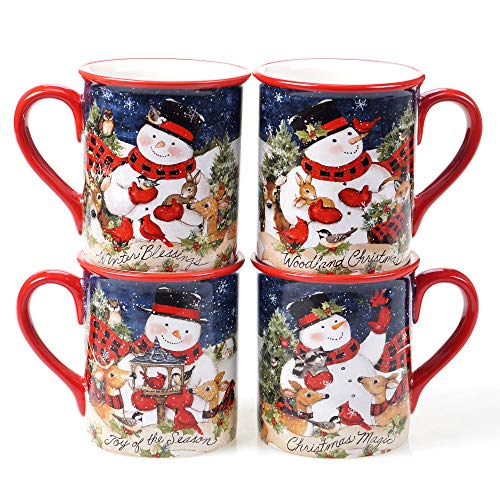 Magic of Christmas Snowman 16pc Dinnerware Set