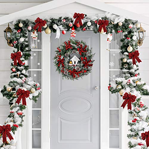 Pre-Lit Outdoor/Indoor Christmas Wreath with LEDs