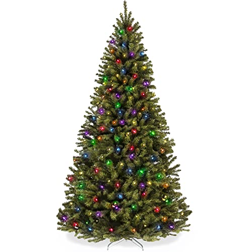 7.5ft Pre-Lit Multicolored LED Christmas Tree