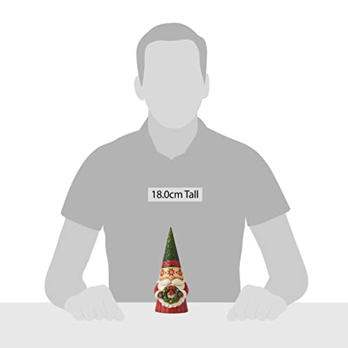 Jim Shore Christmas Gnome Figurine - 7.09 Inches