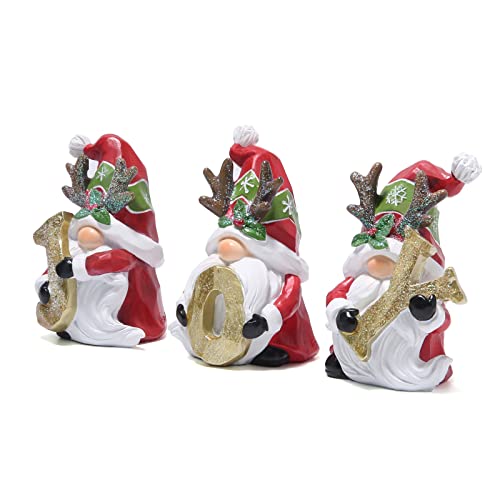 Handmade Christmas Gnome Trio Figurines