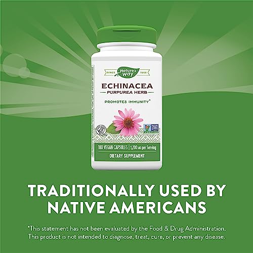 Nature's Way Echinacea Purpurea Capsules, Immune Support