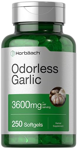 3600mg Odorless Garlic Softgels | Non-GMO, Gluten-Free