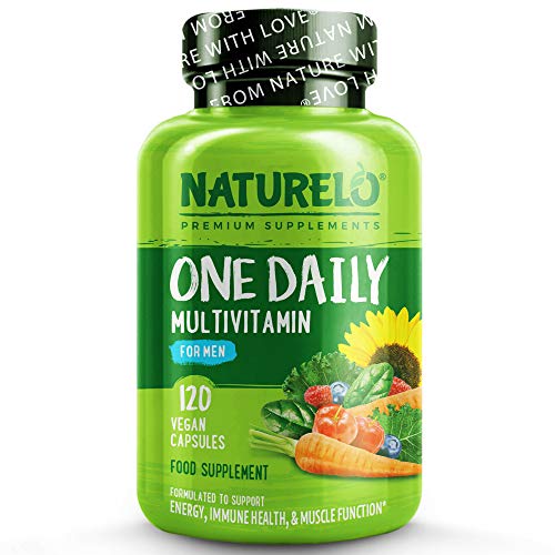 Male Energy Boosting Multivitamin - NATURELO 120 Capsules