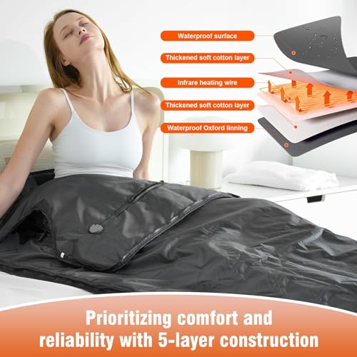 TLITLIING Infrared Sauna Blanket for Detoxification - 5 Layer