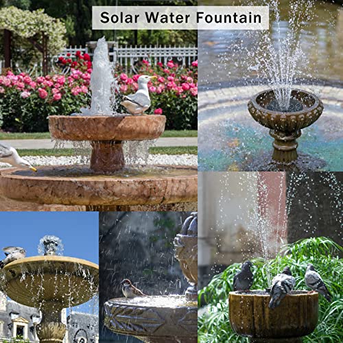 Solar Water Fountain Pump with 6 Nozzles