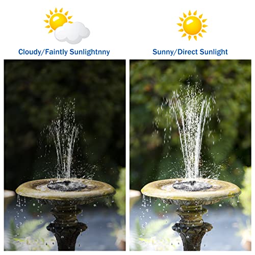Solar Water Fountain Pump with 6 Nozzles