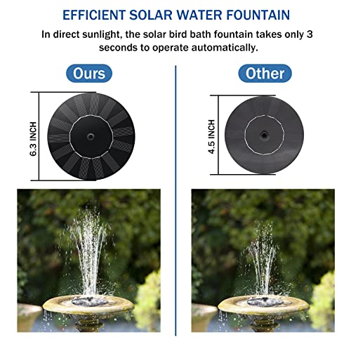 Solar Water Fountain Pump with 6 Nozzles