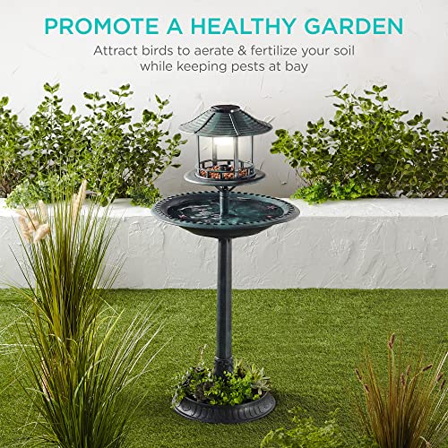 Solar Outdoor Bird Bath Fountain Decoration for Garden