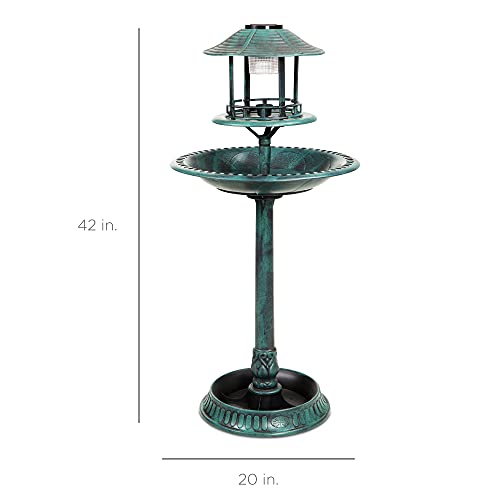 Solar Outdoor Bird Bath Fountain Decoration for Garden