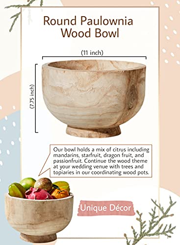 Handmade Wooden Decorative Bowl for Home Décor