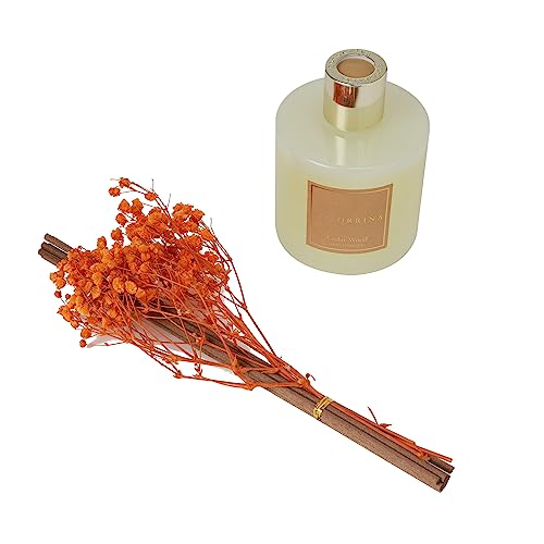 Cedar Wood Scented Reed Diffuser Set with 8 Sticks