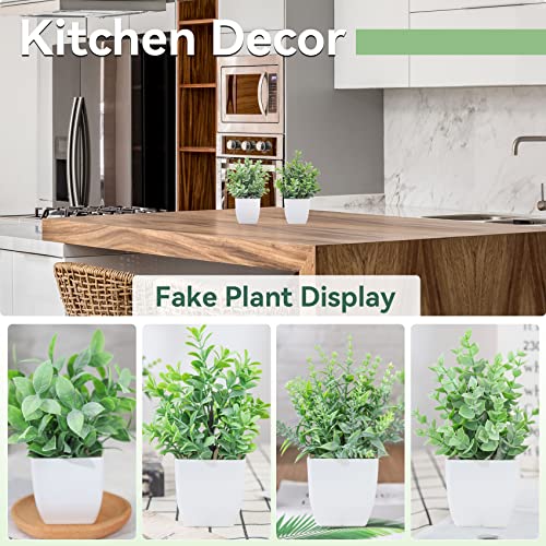 Artificial Mini Greenery Potted Plants for Home Decor