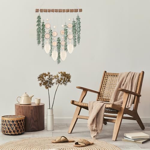 Eucalyptus Wall Hanging Decor with Wooden Stick