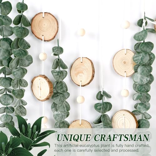 Eucalyptus Wall Hanging Decor with Wooden Stick