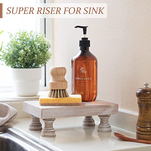 Rustic Farmhouse Riser: Decorative Stand for Home Decor