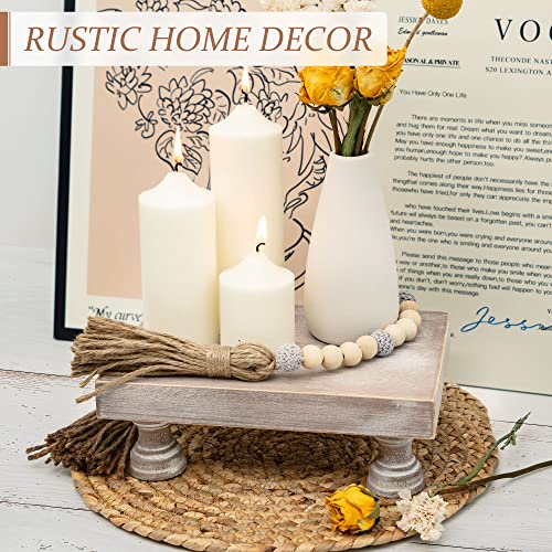 Rustic Farmhouse Riser: Decorative Stand for Home Decor