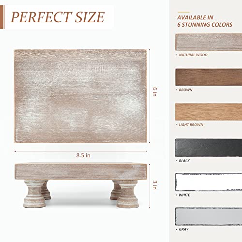 Rustic Farmhouse Riser: Decorative Stand for Home Decor