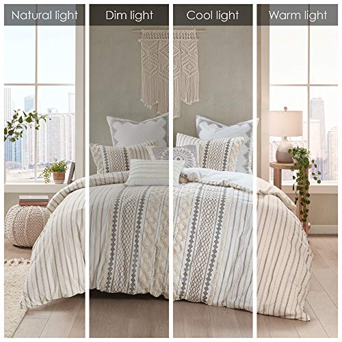 Boho Chenille Tufted King Size Comforter Set