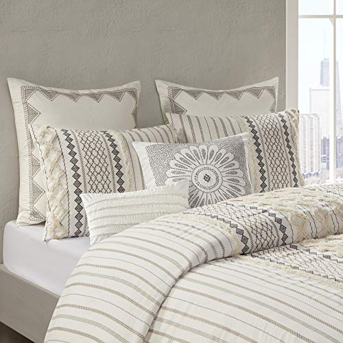 Boho Chenille Tufted King Size Comforter Set