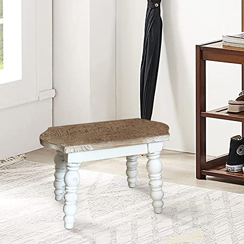 Dwellington Wooden Stool for Bathroom, Bedroom, Kitchen